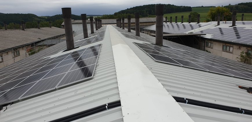 Remda, Germany Reference Project - a 2MWp commercial PV rooftop project